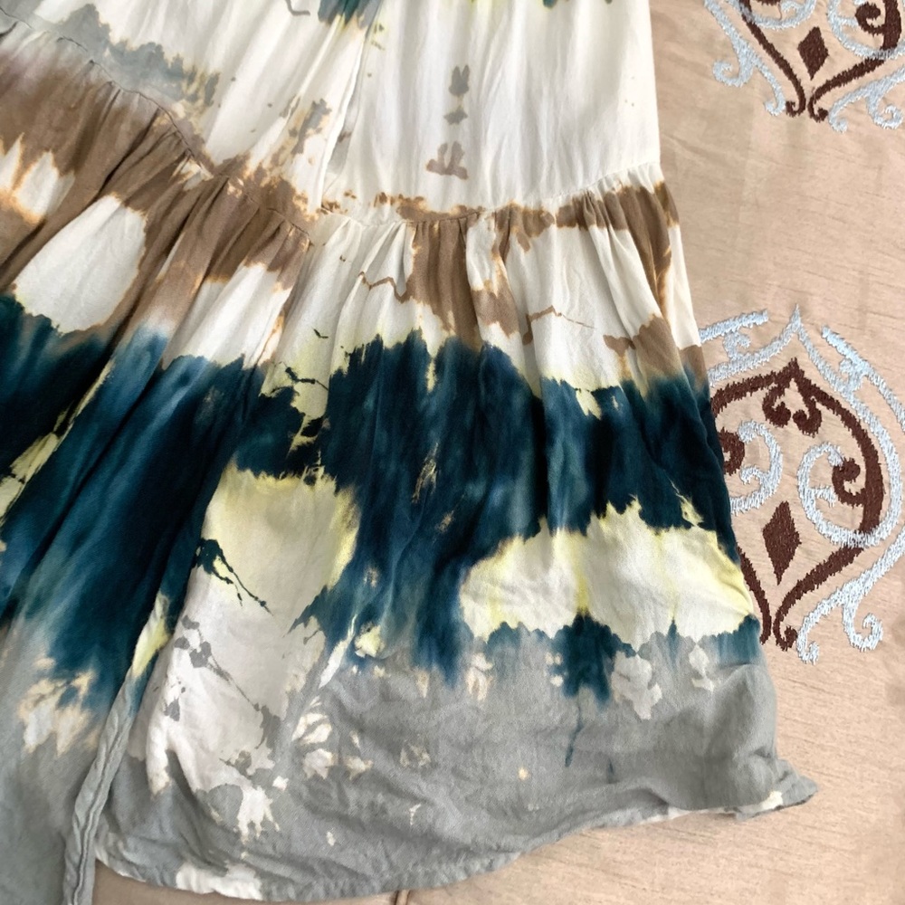 YFB Tie Dye Island Faux Wrap Maxi Dress - Picture 11 of 11